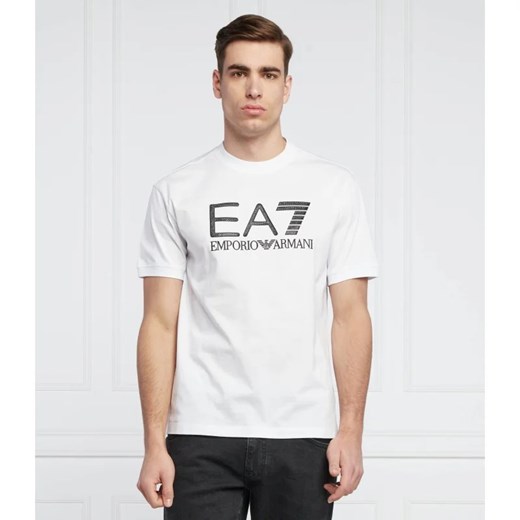 EA7 T-shirt | Regular Fit ze sklepu Gomez Fashion Store w kategorii T-shirty męskie - zdjęcie 163983510