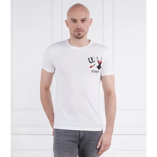 Iceberg T-shirt | Regular Fit ze sklepu Gomez Fashion Store w kategorii T-shirty męskie - zdjęcie 163983550