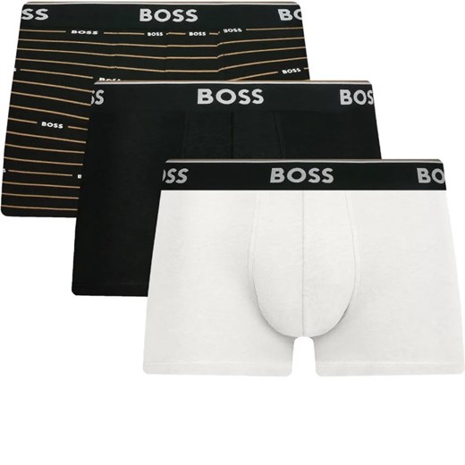 BOSS BLACK Bokserki 3-pack Trunk 3P Power Desig M okazja Gomez Fashion Store