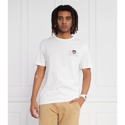 Gant T-shirt | Regular Fit ze sklepu Gomez Fashion Store w kategorii T-shirty męskie - zdjęcie 163983913
