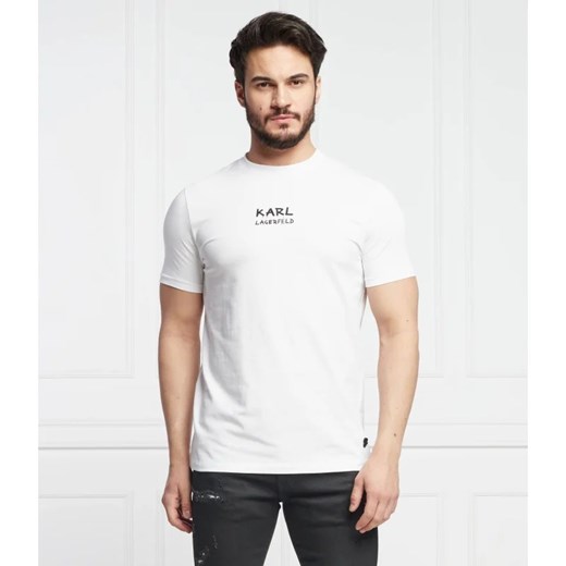 T-shirt męski Karl Lagerfeld młodzieżowy z krótkim rękawem 