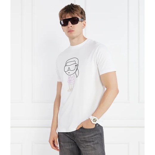 T-shirt męski Karl Lagerfeld z napisami