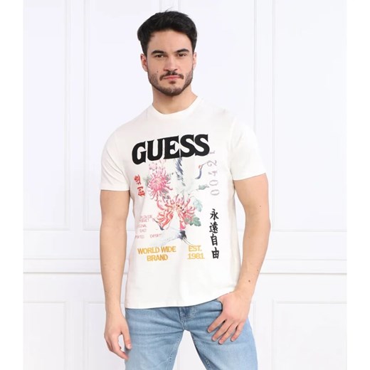 GUESS JEANS T-shirt TOKYO COLLAGE | Regular Fit XXL Gomez Fashion Store okazyjna cena