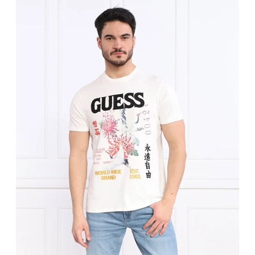 GUESS T-shirt TOKYO COLLAGE | Regular Fit Guess S Gomez Fashion Store okazyjna cena