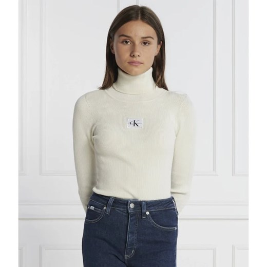 Sweter damski Calvin Klein z golfem 