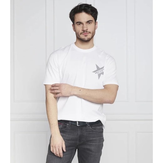Armani Exchange t-shirt męski biały casual z krótkim rękawem 