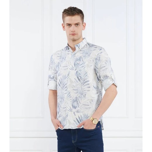 GUESS Lniana koszula | Regular Fit ze sklepu Gomez Fashion Store w kategorii Koszule męskie - zdjęcie 163984590