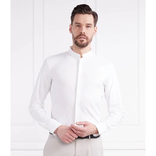 BOSS BLACK Koszula P-HANK-standup-214 | Slim Fit ze sklepu Gomez Fashion Store w kategorii Koszule męskie - zdjęcie 163984774