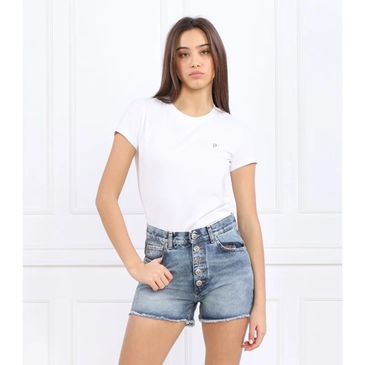 DONDUP - made in Italy T-shirt | Slim Fit ze sklepu Gomez Fashion Store w kategorii Bluzki damskie - zdjęcie 163984850