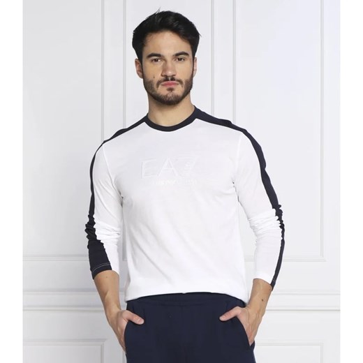 T-shirt męski Emporio Armani z długim rękawem bawełniany