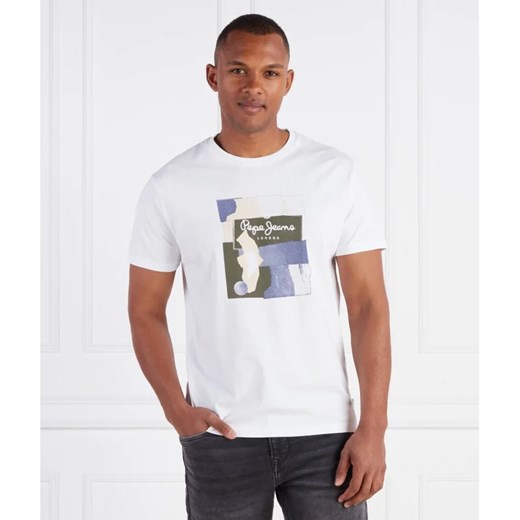 Pepe Jeans London T-shirt OLDWIVE | Regular Fit ze sklepu Gomez Fashion Store w kategorii T-shirty męskie - zdjęcie 163985133