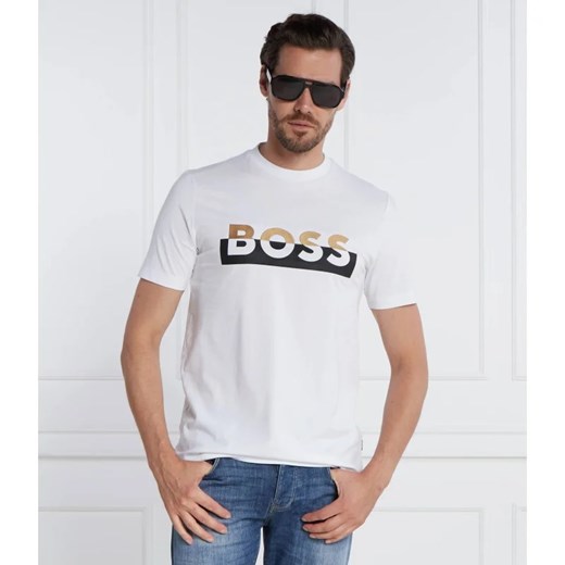 T-shirt męski BOSS HUGO z krótkimi rękawami 