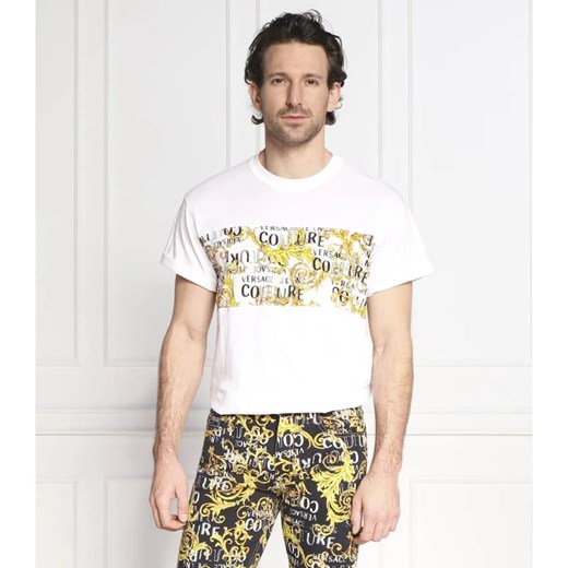 Versace Jeans Couture T-shirt | Regular Fit ze sklepu Gomez Fashion Store w kategorii T-shirty męskie - zdjęcie 163985281