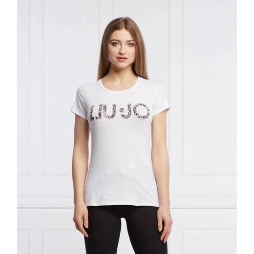 Liu Jo Beachwear T-shirt | Regular Fit M okazja Gomez Fashion Store