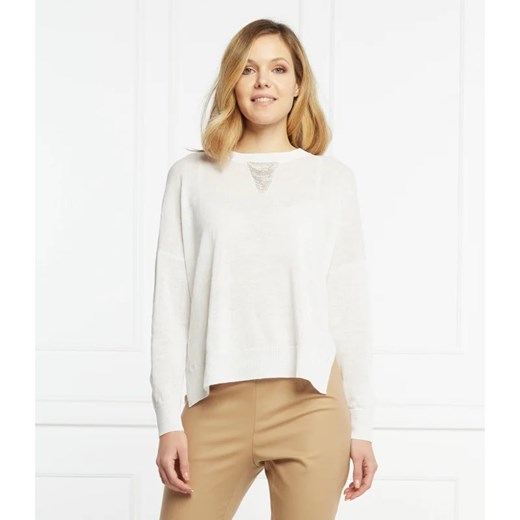 Peserico Lniany sweter | Relaxed fit Peserico 40 wyprzedaż Gomez Fashion Store