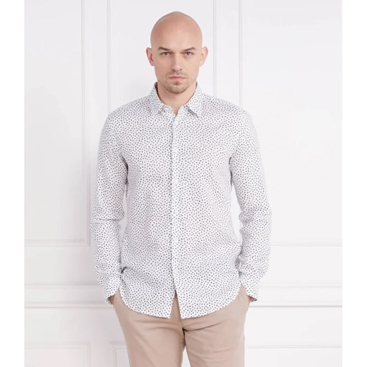 BOSS BLACK Lniana koszula Roger_F | Slim Fit M wyprzedaż Gomez Fashion Store