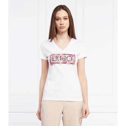 Liu Jo T-shirt | Regular Fit Liu Jo L okazja Gomez Fashion Store