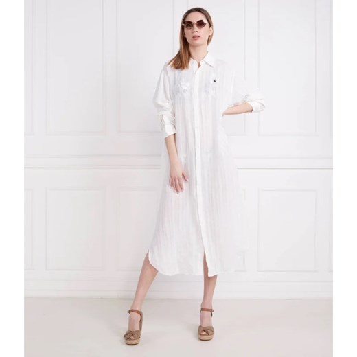 Sukienka Polo Ralph Lauren casualowa z długim rękawem
