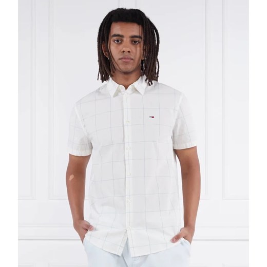 Tommy Jeans Koszula TJM CLSC SS CHECK | Classic fit ze sklepu Gomez Fashion Store w kategorii Koszule męskie - zdjęcie 163985693