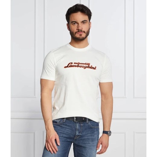 Automobili Lamborghini T-shirt | Regular Fit ze sklepu Gomez Fashion Store w kategorii T-shirty męskie - zdjęcie 163985811