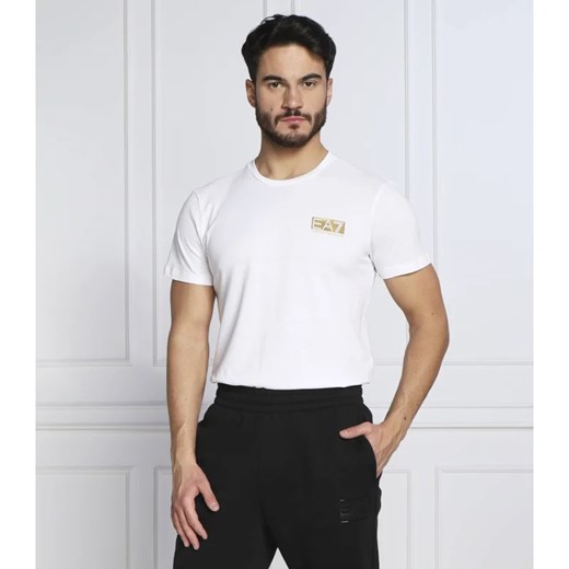 T-shirt męski Emporio Armani z krótkimi rękawami na wiosnę 