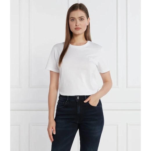 DONDUP - made in Italy T-shirt | Regular Fit ze sklepu Gomez Fashion Store w kategorii Bluzki damskie - zdjęcie 163985901