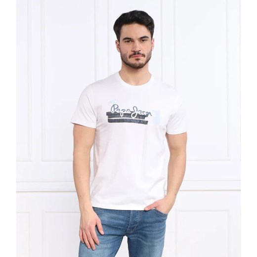 Pepe Jeans London T-shirt RAFA | Regular Fit ze sklepu Gomez Fashion Store w kategorii T-shirty męskie - zdjęcie 163986084