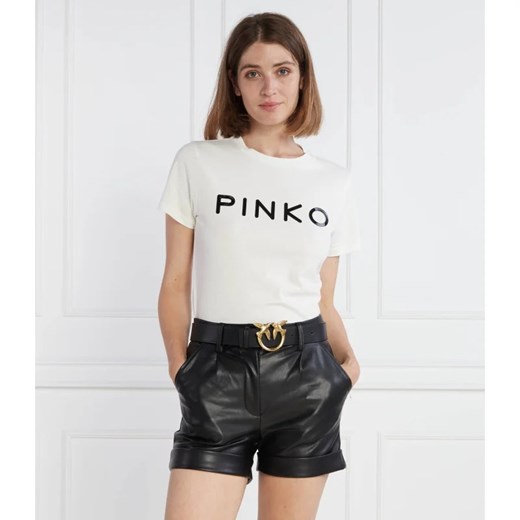 Pinko T-shirt | Regular Fit ze sklepu Gomez Fashion Store w kategorii Bluzki damskie - zdjęcie 163986124