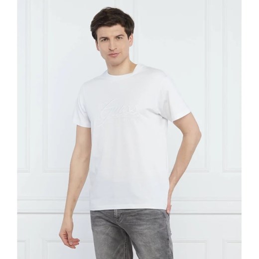 GUESS T-shirt BARRY | Regular Fit ze sklepu Gomez Fashion Store w kategorii T-shirty męskie - zdjęcie 163986234