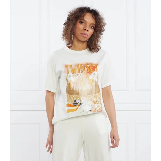 Twinset U&B T-shirt | Classic fit ze sklepu Gomez Fashion Store w kategorii Bluzki damskie - zdjęcie 163986270