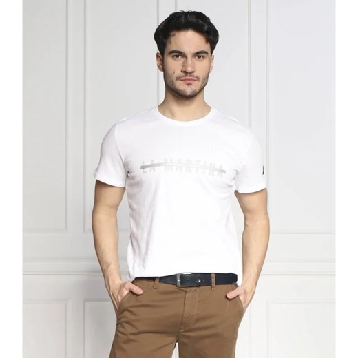 La Martina T-shirt | Regular Fit | z dodatkiem lnu ze sklepu Gomez Fashion Store w kategorii T-shirty męskie - zdjęcie 163986402