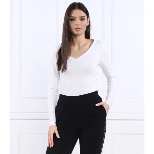EA7 Bluzka | Slim Fit ze sklepu Gomez Fashion Store w kategorii Bluzki damskie - zdjęcie 163986431