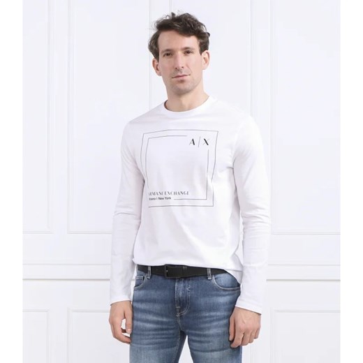 Armani Exchange Longsleeve | Regular Fit ze sklepu Gomez Fashion Store w kategorii T-shirty męskie - zdjęcie 163986512