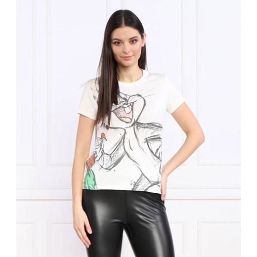 Desigual T-shirt Desigual x Looney Tunes | Regular Fit ze sklepu Gomez Fashion Store w kategorii Bluzki damskie - zdjęcie 163986884