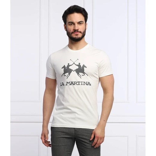 La Martina T-shirt | Regular Fit ze sklepu Gomez Fashion Store w kategorii T-shirty męskie - zdjęcie 163986891