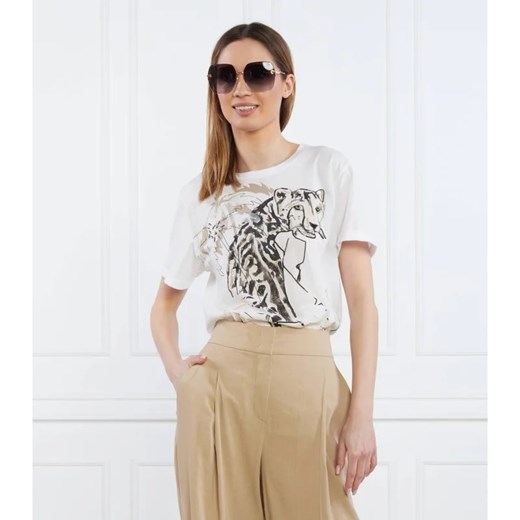 Marc Cain T-shirt | Regular Fit ze sklepu Gomez Fashion Store w kategorii Bluzki damskie - zdjęcie 163986971