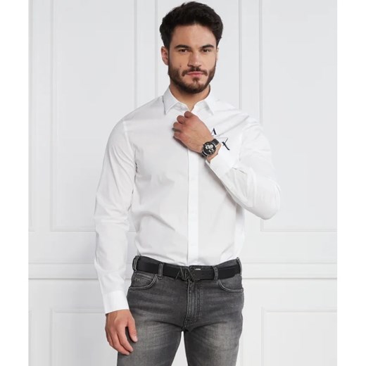 Koszula męska Armani Exchange bawełniana