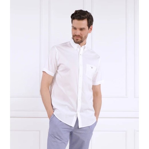 Gant Koszula REG BROADCLOTH SS BD | Regular Fit Gant XL wyprzedaż Gomez Fashion Store