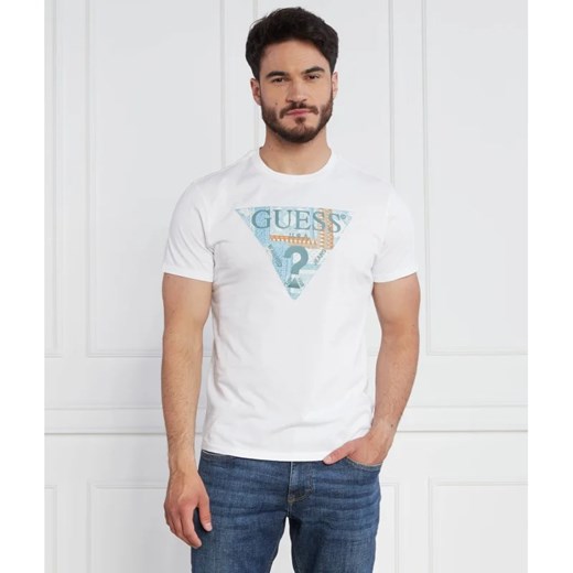 GUESS T-shirt SS BSC MOSAIC TRI LO | Slim Fit Guess XL Gomez Fashion Store okazyjna cena