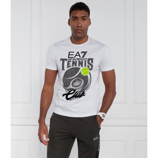 EA7 T-shirt | Regular Fit ze sklepu Gomez Fashion Store w kategorii T-shirty męskie - zdjęcie 163987094