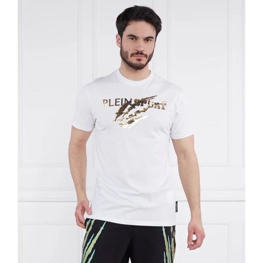 Plein Sport T-shirt | Regular Fit ze sklepu Gomez Fashion Store w kategorii T-shirty męskie - zdjęcie 163987154