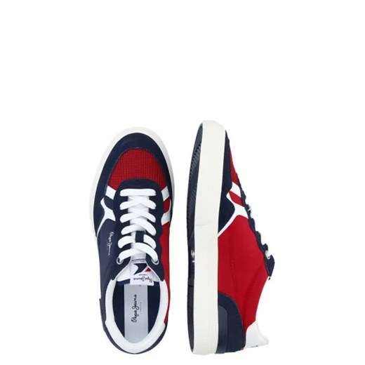 Pepe Jeans London Sneakersy KENTON BRITT DIVIDED | z dodatkiem skóry 44 promocyjna cena Gomez Fashion Store