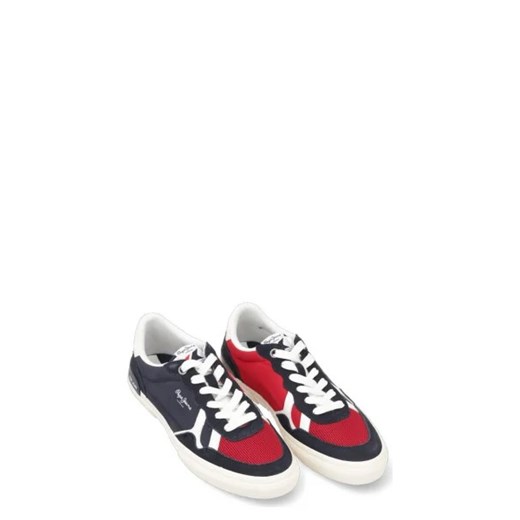 Pepe Jeans London Sneakersy KENTON BRITT DIVIDED | z dodatkiem skóry 44 promocyjna cena Gomez Fashion Store