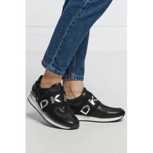 Buty sportowe damskie DKNY sneakersy tkaninowe