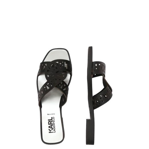 Karl Lagerfeld Skórzane klapki SKOOT Interlok Loop Karl Lagerfeld 39 okazja Gomez Fashion Store