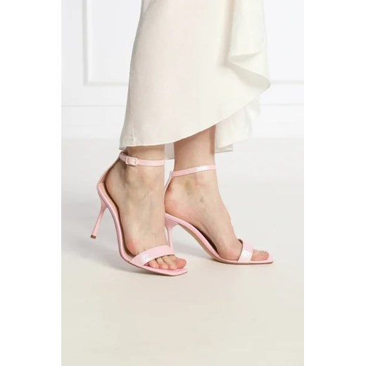 Liu Jo Skórzane sandały na szpilce LIU JO X LEONIE HANNE CAMELIA LH 03 Liu Jo 36 Gomez Fashion Store wyprzedaż