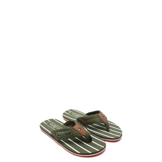 Tommy Hilfiger Japonki PATCH HILFIGER BEACH SANDAL Tommy Hilfiger 40 okazyjna cena Gomez Fashion Store