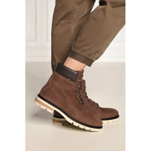 Tommy Hilfiger Skórzane trapery HILFIGER PADDED Tommy Hilfiger 44 wyprzedaż Gomez Fashion Store
