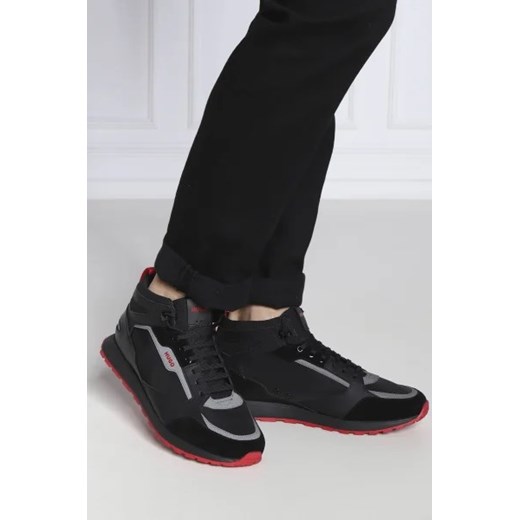HUGO Sneakersy Icelin Hito | z dodatkiem skóry 41 Gomez Fashion Store wyprzedaż