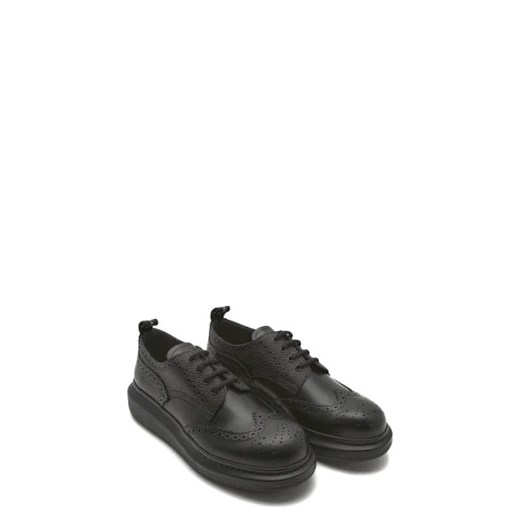 Alexander McQueen Skórzane oksfordy NEW LIQUID SPAZZOLAT 41 wyprzedaż Gomez Fashion Store